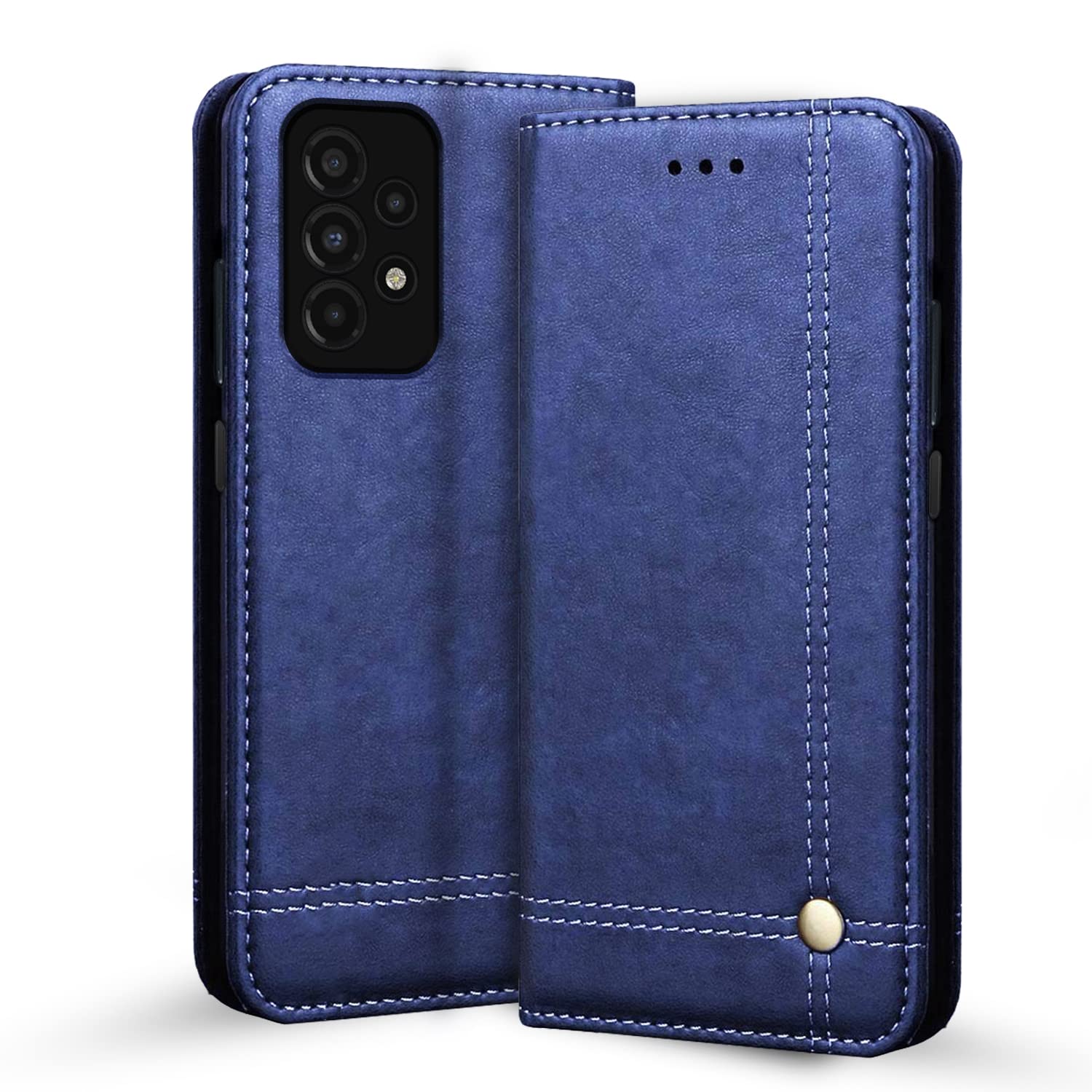 Pikkme Samsung Galaxy A23 4G / A23 5G Flip Cover | PU Leather Finish | Wallet Style with Inbuilt Pocket & Stand | Flip Case for Samsung Galaxy A23 4G / A23 5G (Blue) (B0C2K86R2H) Amazon Price History, Amazon Price Tracker