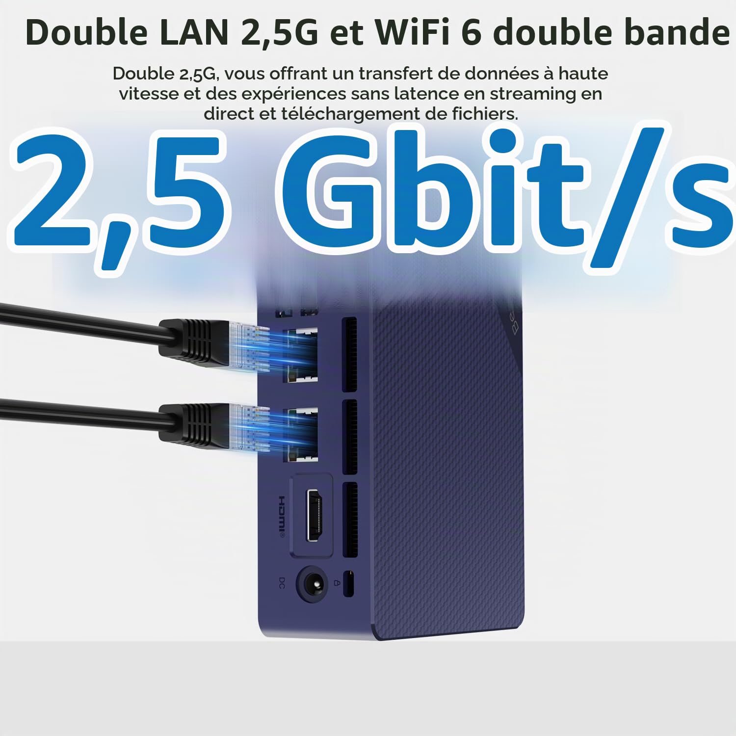Beelink Mini S13 Office Mini PC, Intel Twin Lake N150 Processor. 16GB DDR4 500G SSD, HDMI((Max 4K 60Hz)/ WiFi 6, BT5.2/USB3.2 /Dual LAN 2.5G, Mini Desktop Computer