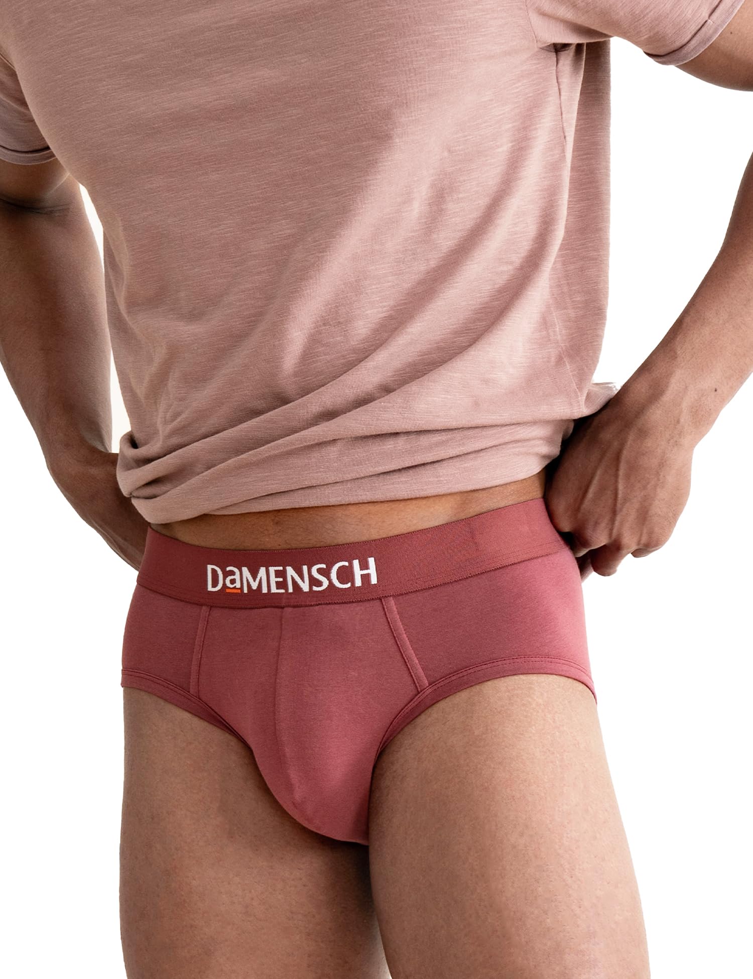 Regular Fit Solid Cotton Blend Brief Underwear Anti-Bacterial Moisture Wicking Breathable Microfibre Waistband Stretchable Deo-Cotton Brief for Men