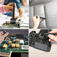 Vista 8 de 9 en 1 cepillos antiestáticos pequeños kit de limpieza cepillo de nailon multiusos para teclado, placas base de PC, cámara, teléfono, portátil