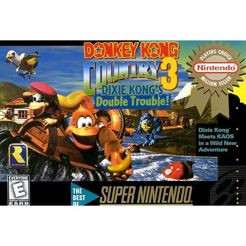 Donkey Kong Country 3: Dixie Kongs Double Trouble - Nintendo Super NES (Renewed)