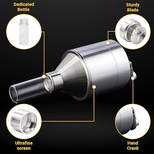 Miniatura 2 de Juego de molinillo de especias de cocina Molienda superfina Molinillo de mano de precisión para moliendas gruesas a finas consistentes - Kit de
