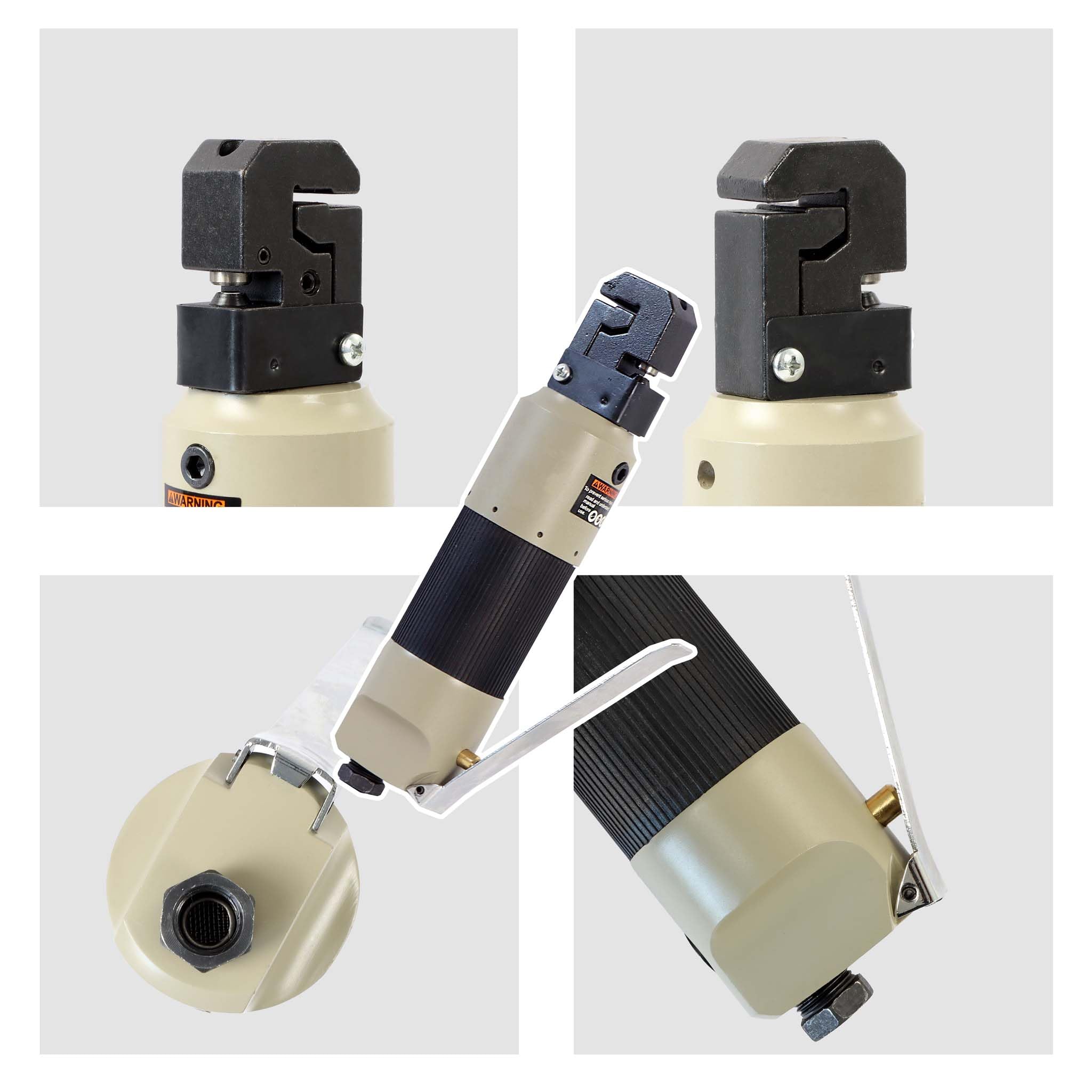 XPOtool Dobladora perforadora de aire comprimido para chapa y carrocería con punzón 5mm pliegue 13 mm