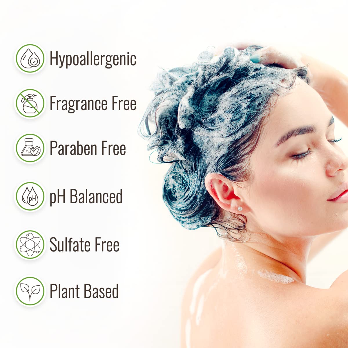 Wild Naturals Shampooing et après-shampoing à l'huile d'arbre à thé, traitement pour cuir chevelu sec, soulage les démangeaisons, formule anti-pelliculaire et épaississante pour hommes et femmes, tous