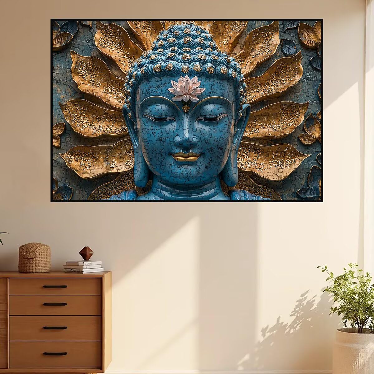 Puzzle 3000 sztuk retro drewniane puzzle lotosu klasyczne puzzle wyzwanie dla całej rodziny zabawki puzzle litery na plecach oryginalne prezenty dla mężczyzn dekoracja -2271