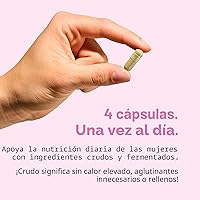 Vista 8 de Suplemento multivitamínico para mujeres vegetariano Garden of Life, vitamina código 50 y vitamina alimentaria de mujeres con Probiotics más sabio