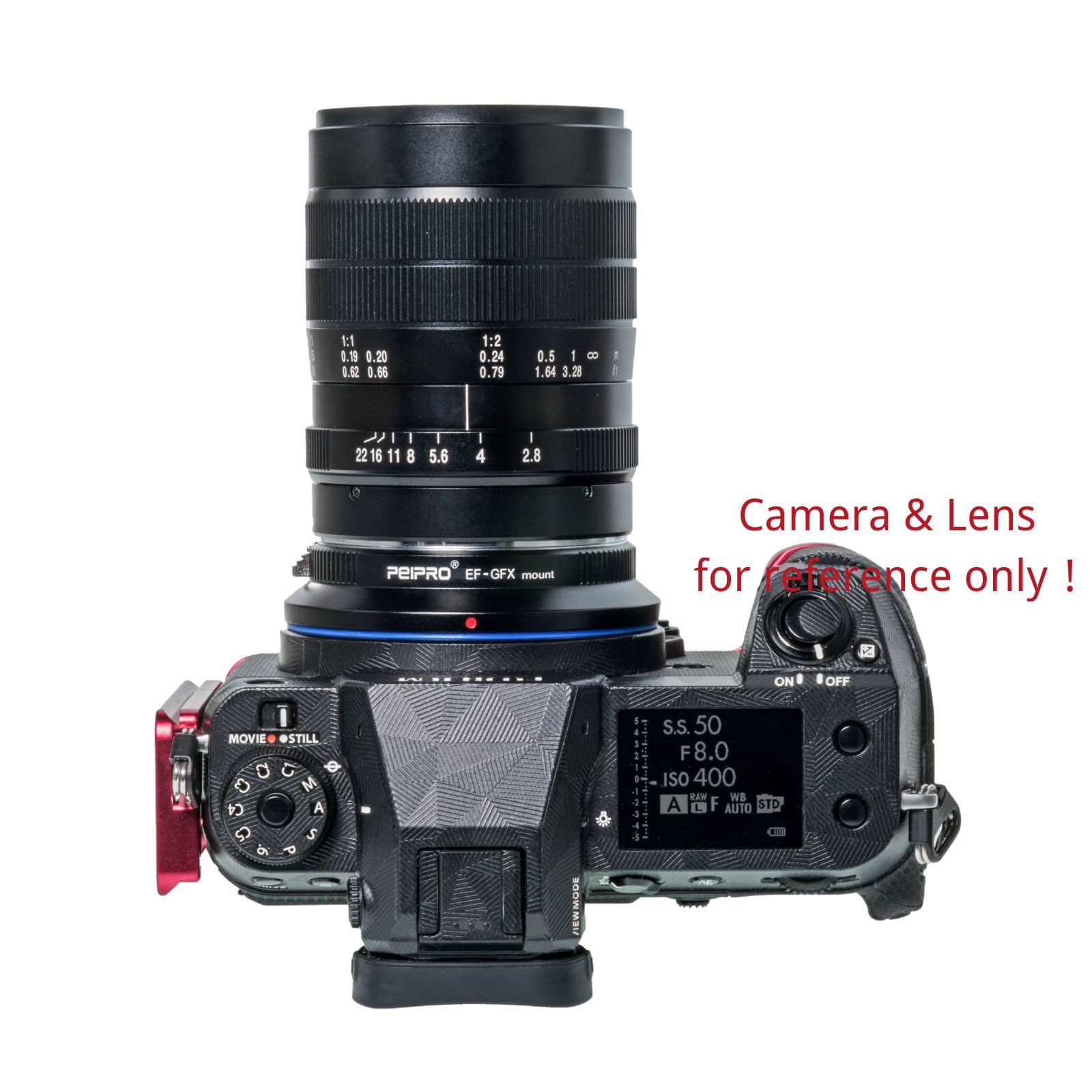 富士GFX 50S/100s/100s2マウントアダプター 4x5大判カメラ用 XPimage 4x5 large frame camera adapter suitable for Fuji GFX