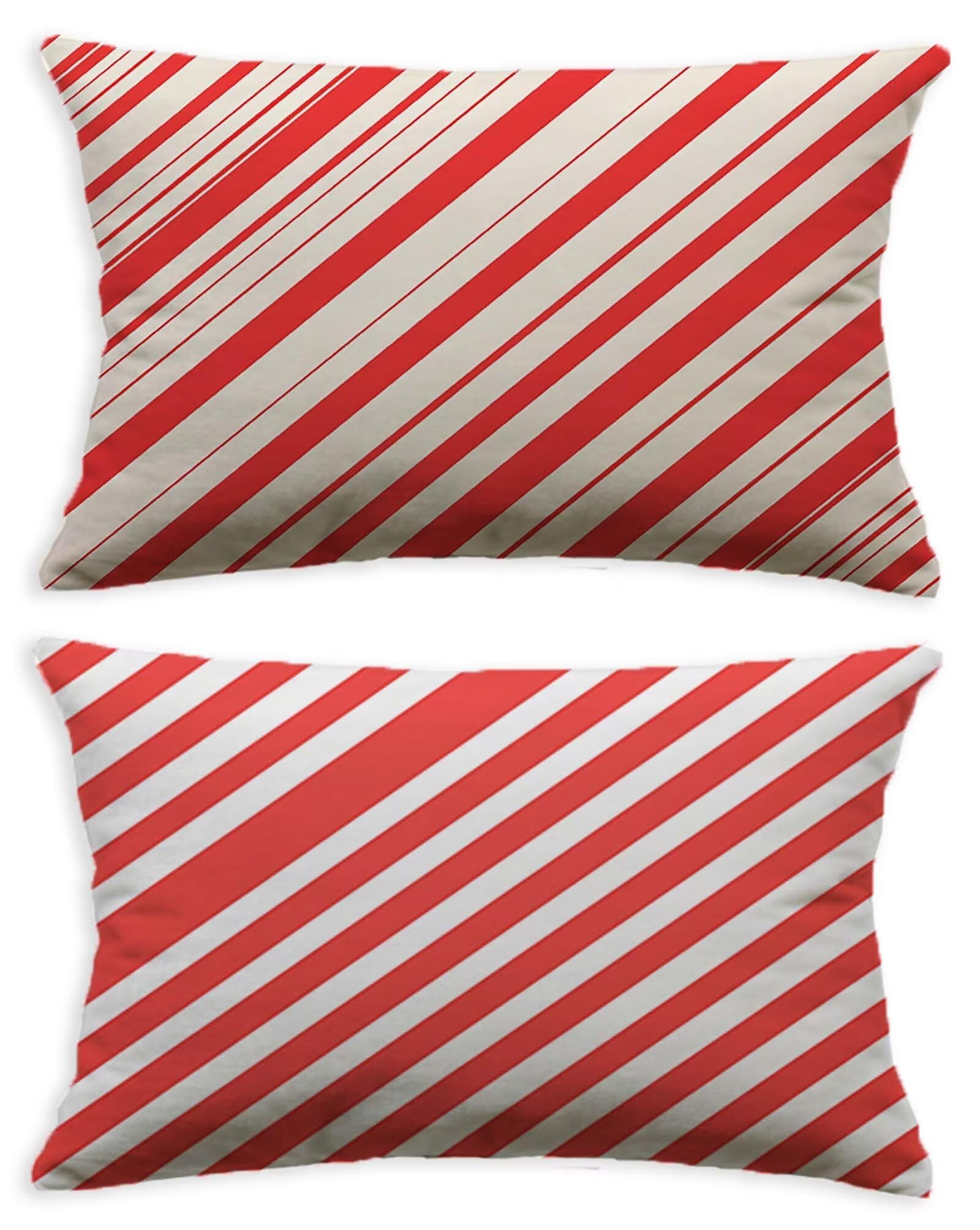 Coussin Bande Taie Oreiller 60x90 Velours Rouge Maison Canapé Chambre