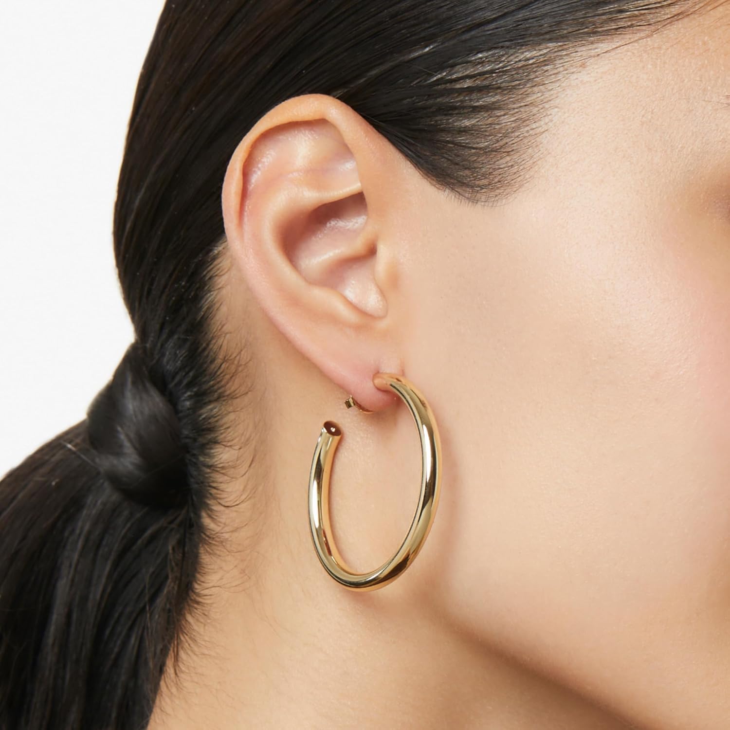 Ana Luisa Hoop Earrings for Women - 14K Gold Plated & Silver Rhodium Plated Assorted Earring Styles - Dainty, Small Gold Hoop Earrings - Hypoallergenic Tarnish-Free Jewelry - Image 3