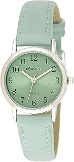 Women's Pastel Coloured Everyday Silver Tone Watch (27mm case)