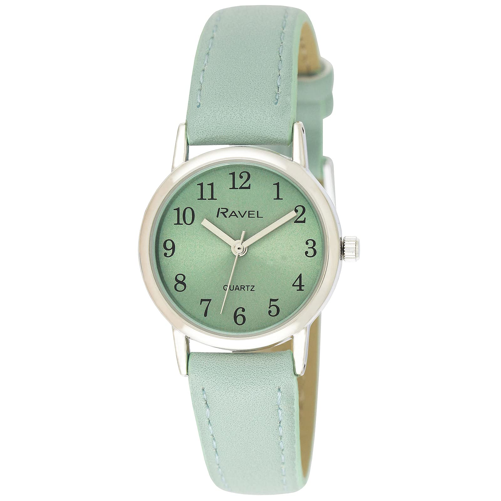 Women's Pastel Coloured Everyday Silver Tone Watch (27mm case)