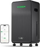 VIVOSUN AeroDrain D12 Déshumidificateur Électrique 12 L/Jour avec Réservoir 2 L Capteur de Température et D'Humidité Télécommande Idéal pour Sous-Sol, Salle de Bain et Serre de Culture - 1