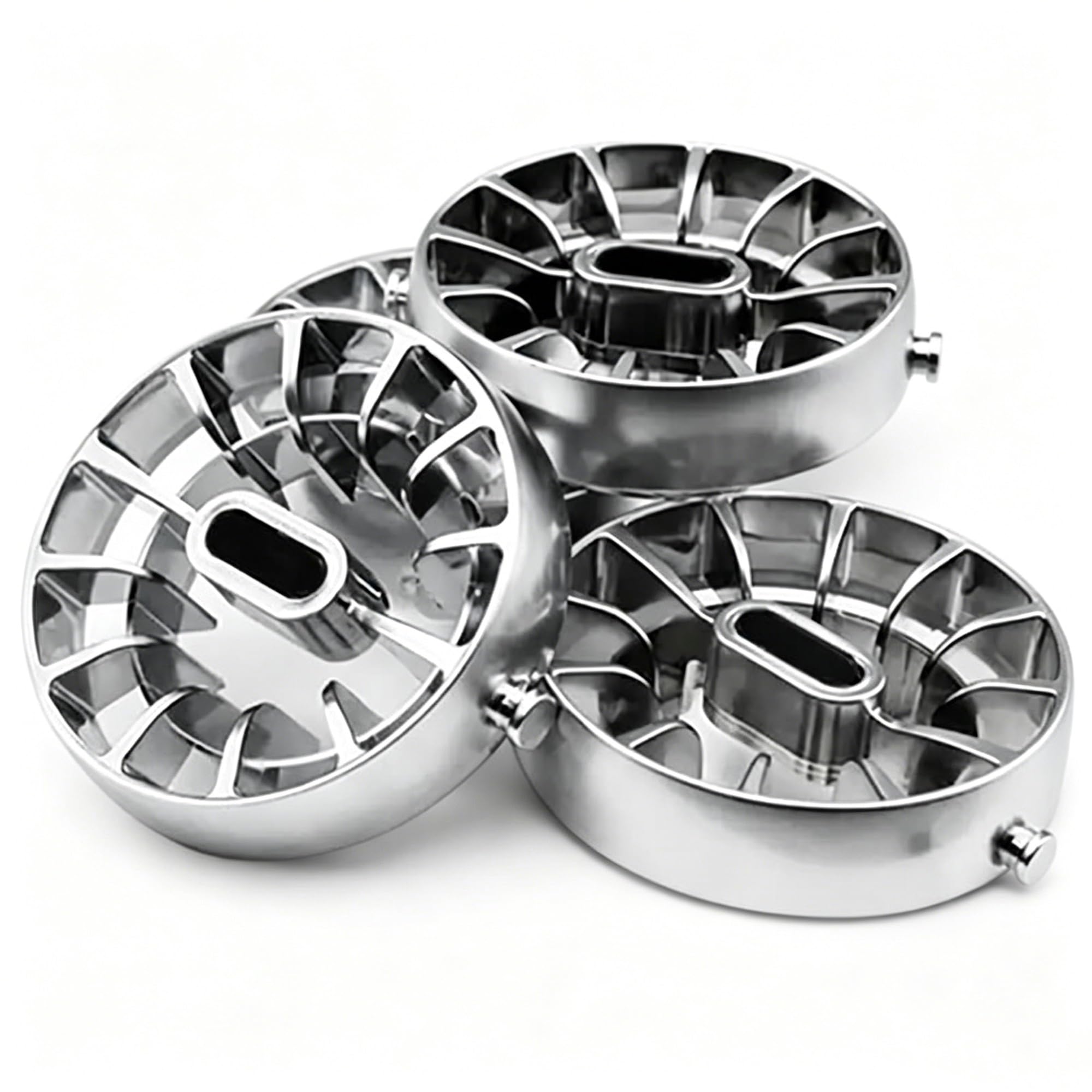 Sortie Climatiseur Vortex Voiture Smart 453 Pièce Modification Grille Ventilation 4x - 4