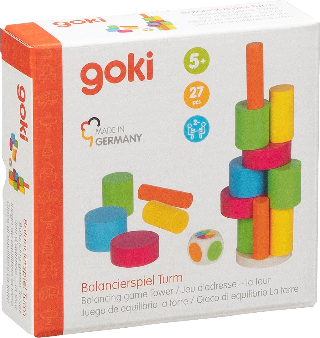 Goki - Tower Skill Balance Game, Multi-Colour (56762)