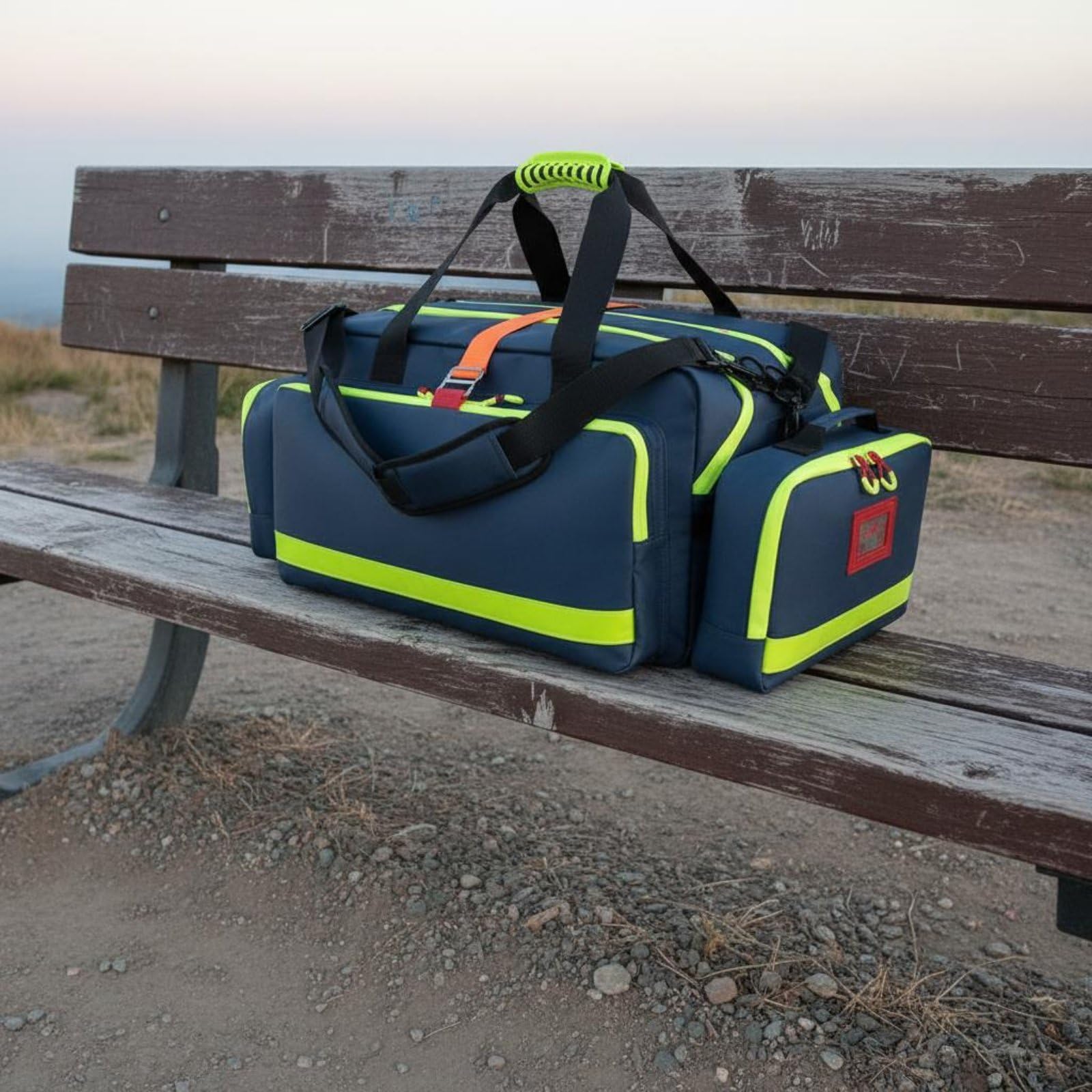 Borsa Medica Impermeabile Zaino Primo Soccorso Borsa Emergenza Kit Soccorso Valigetta Paramédica Materiale TPU E Oxford Organizzazione Rapida con, Array, Arancione