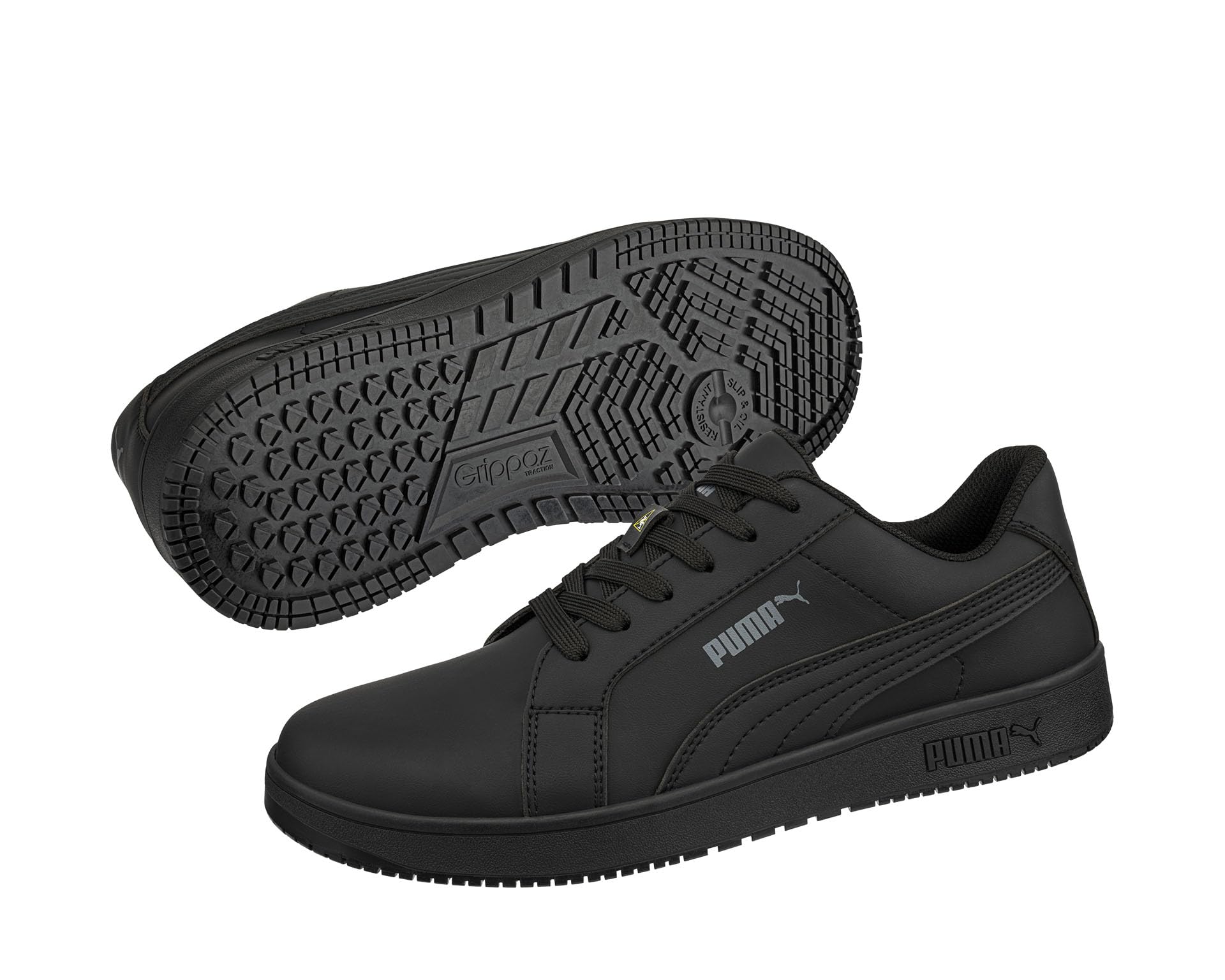 PUMA Safety Blast Chaussures professionnelles antidérapantes O2, sans métal, imperméables, idéales comme chaussures de cuisine et baskets de travail, noires