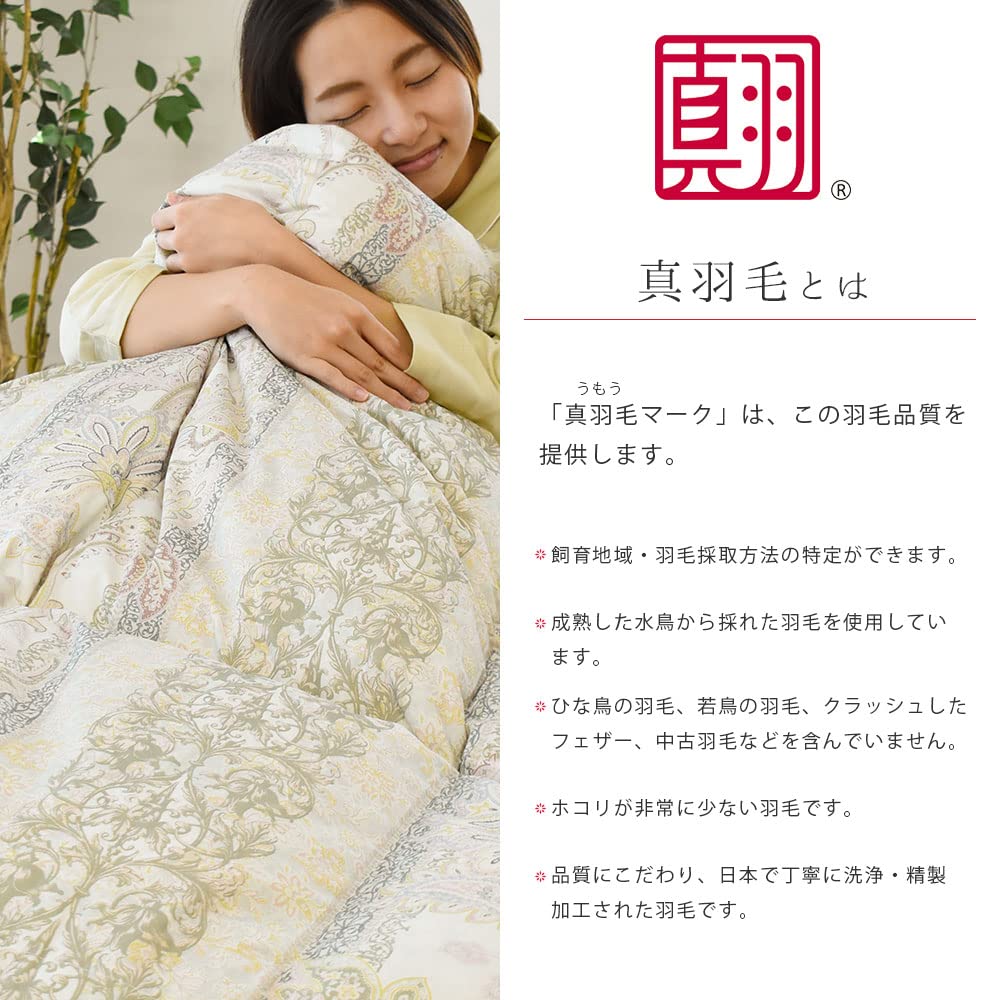 【中古羽毛布団 2枚セット】ハンガリー産ホワイトダウンロイヤルゴールド 中古羽毛布団 2枚セット】ハンガリー産ホワイトダウンロイヤル