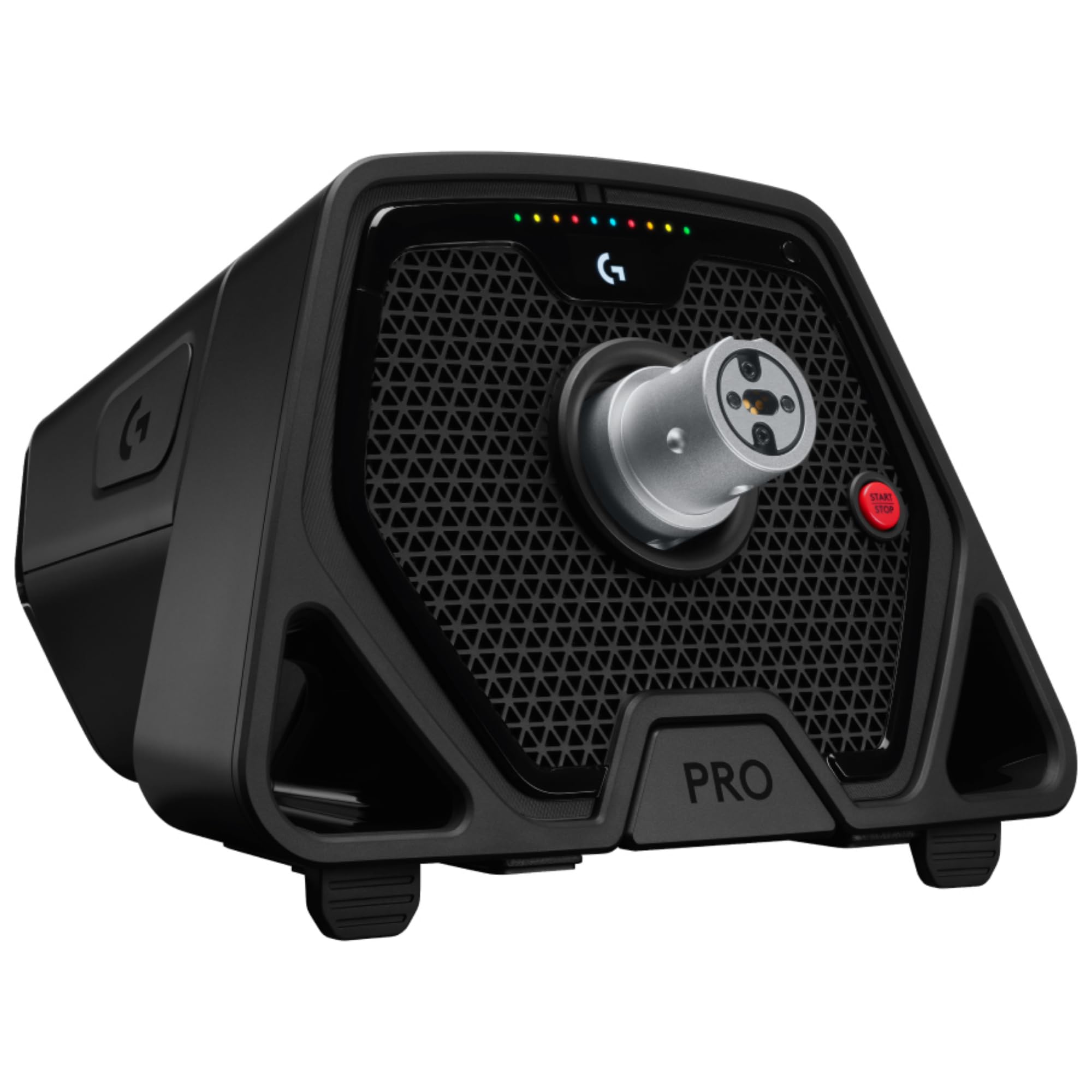 Logitech G PRO Racing Wheel, PC, fuerza de 11 N⋅m, accionamiento directo | Force Feedback TRUEFORCE, palancas magnéticas, doble embrague, pantalla OLED, desacople rápido, distribución PRO - Negro
