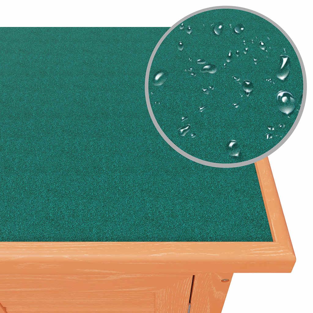 vidaXL Conejera de Exterior Madera 4 Puertas Casa de Conejos Jaula de Mascota