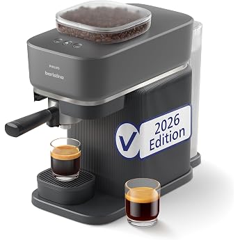 Philips Baristina Espresso Machine - Automatic Grinding, Tamping & Brewing, 16 Bar, Coffee Machine with Grinder & Portafilter