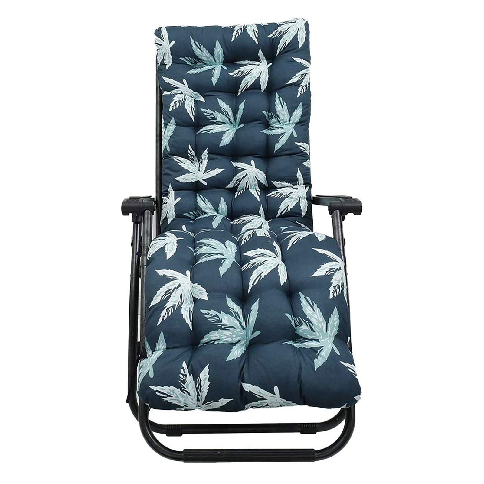 Cushions Longue Chaise Matelas, Transat Soleil Bain De Soleil Coussin, Soleil Bain De Soleil Matelas Fauteuil Relax Lounge Epais Soleil Bain De Soleil Terrace Cousse,Vert,48 * 125