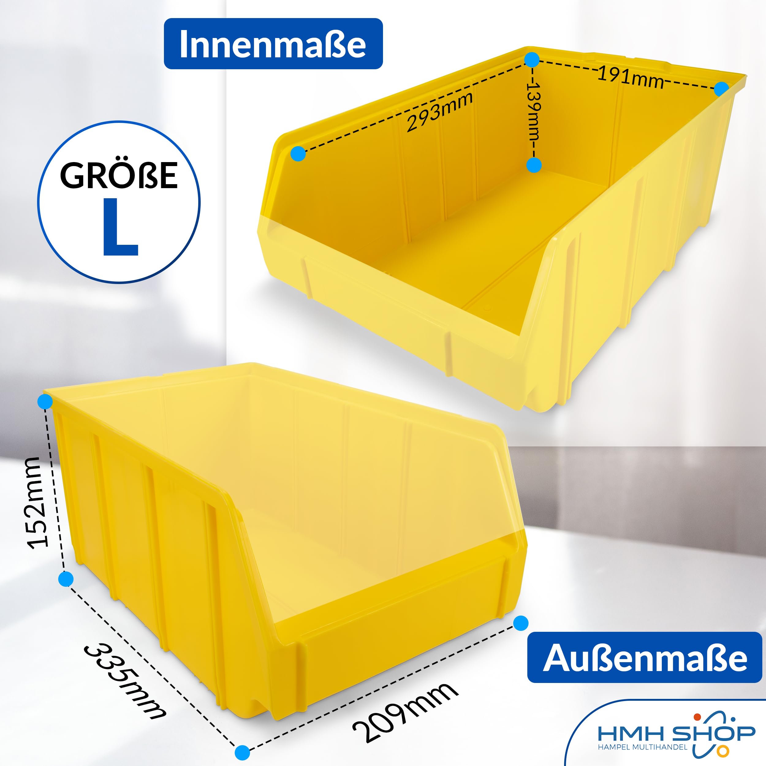 Stapelboxen Der Größe XS 90x102x50mm Für Dein Kl Produktbild-Vorschau 5