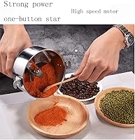 Vista 5 de Molinillo de café de elaboración totalmente automático Productos 100G Molino de grano de acero inoxidable Molino de grano de 30 segundos Molinillo