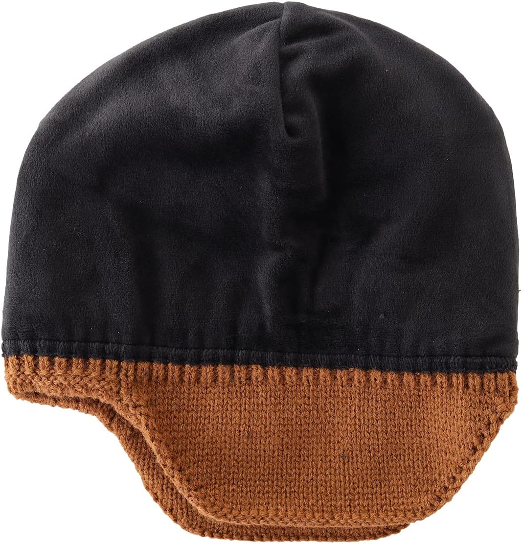 Home Prefer Mens Winter Hat Knit Earflap Hat Stocking Caps with Ears Beanie Hat - Image 4