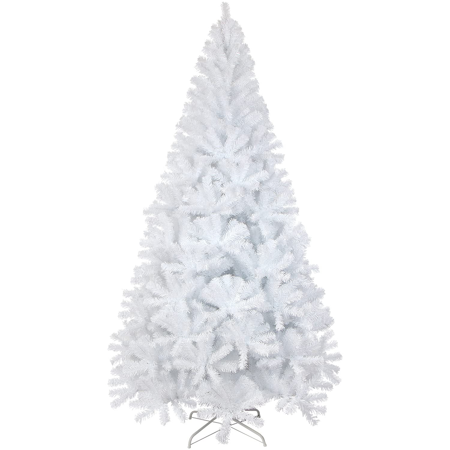 Buy LOKIPA White Christmas Tree, 7ft Artificial Bushy Christmas Tree