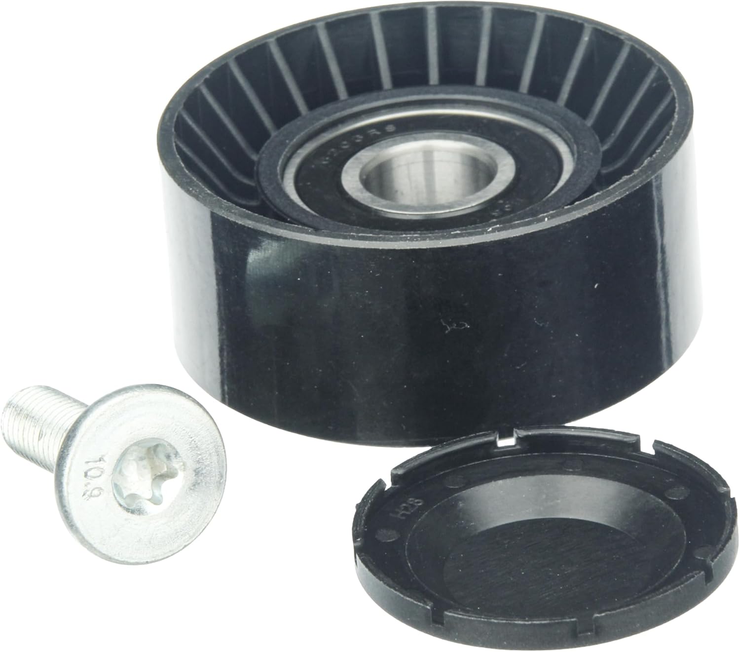 URO Parts 11287545296-P Drive Belt Tensioner Pulley, Pulley only; Includes Cap & Bolt