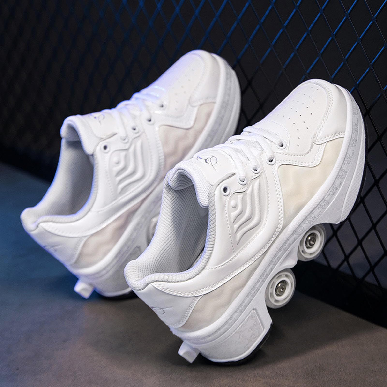 Rollschuhe Schuhe Rad Schuhe für Jungen Mädchen Erwachsene Rollschuhe Schuhe mit Rädern Flexible Schlittschuhe als Geschenk