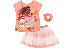 Disney Princess 3-Piece Outfit Set: Moana, Elsa, and Olaf