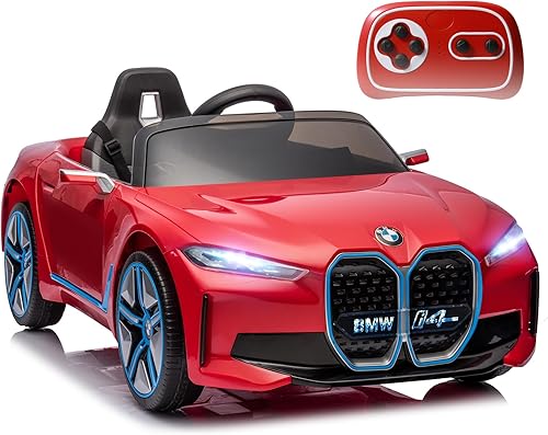 Bopilon Vehículo eléctrico para niños con licencia BMW I4 para niños, vehículos eléctricos con control remoto de 12 V para niños y niñas, 2 disponible en Yaxa Venezuela