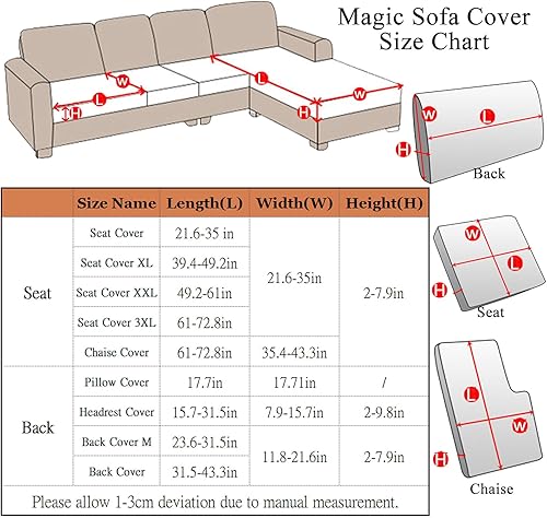 Miniatura 2 de Funda mágica para sofá, fundas de sofá mágicas para interiores 2024, elásticas, resistentes al desgaste, resistentes al agua, fundas de sofá mágicas