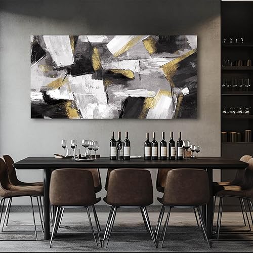 Miniatura 68 de SOUGUAN Pinturas de pared de plantas, lienzo floral blanco, arte de pared para sala de estar, póster pintado a mano, cuadro botánico, decoración