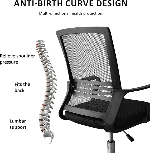 shine planet Office Chair Ergonomic Drafting Chair Tall Office Chair with Lumbar Support and Adjustable Footrest Headrest Height-Adjustable and Adjustable Reclining-1801