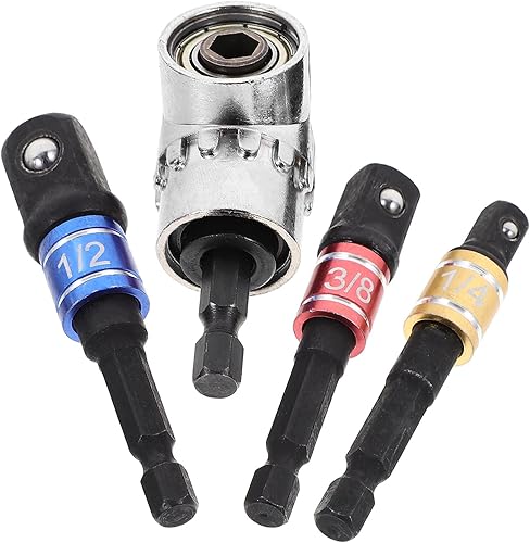SOLUSTRE Accesorios 1 Unidades Accesorio de taladro angular Pivotable Bit Tip Holder Impact Driver Socket Adaptador Herramienta rotativa