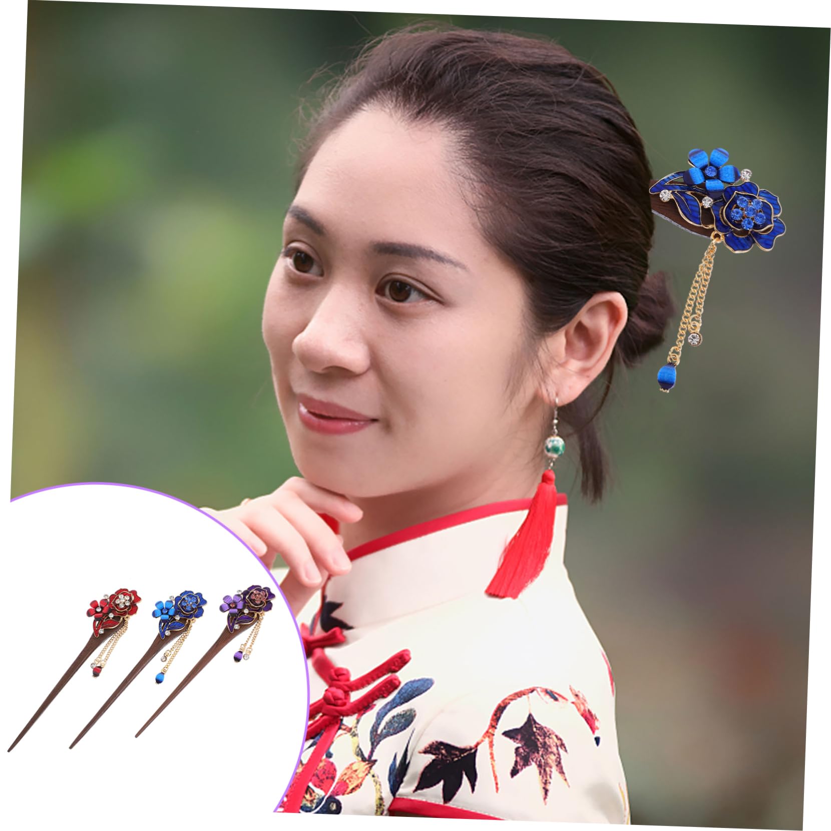 Beavorty 9stücke Teiliges Ethnische Haarnadeln Mit Funkelndem Handgemachte Haarspangen Für Chignon Und Hochsteckfrisuren Und Vintage Stil Für Elegante Auftritte