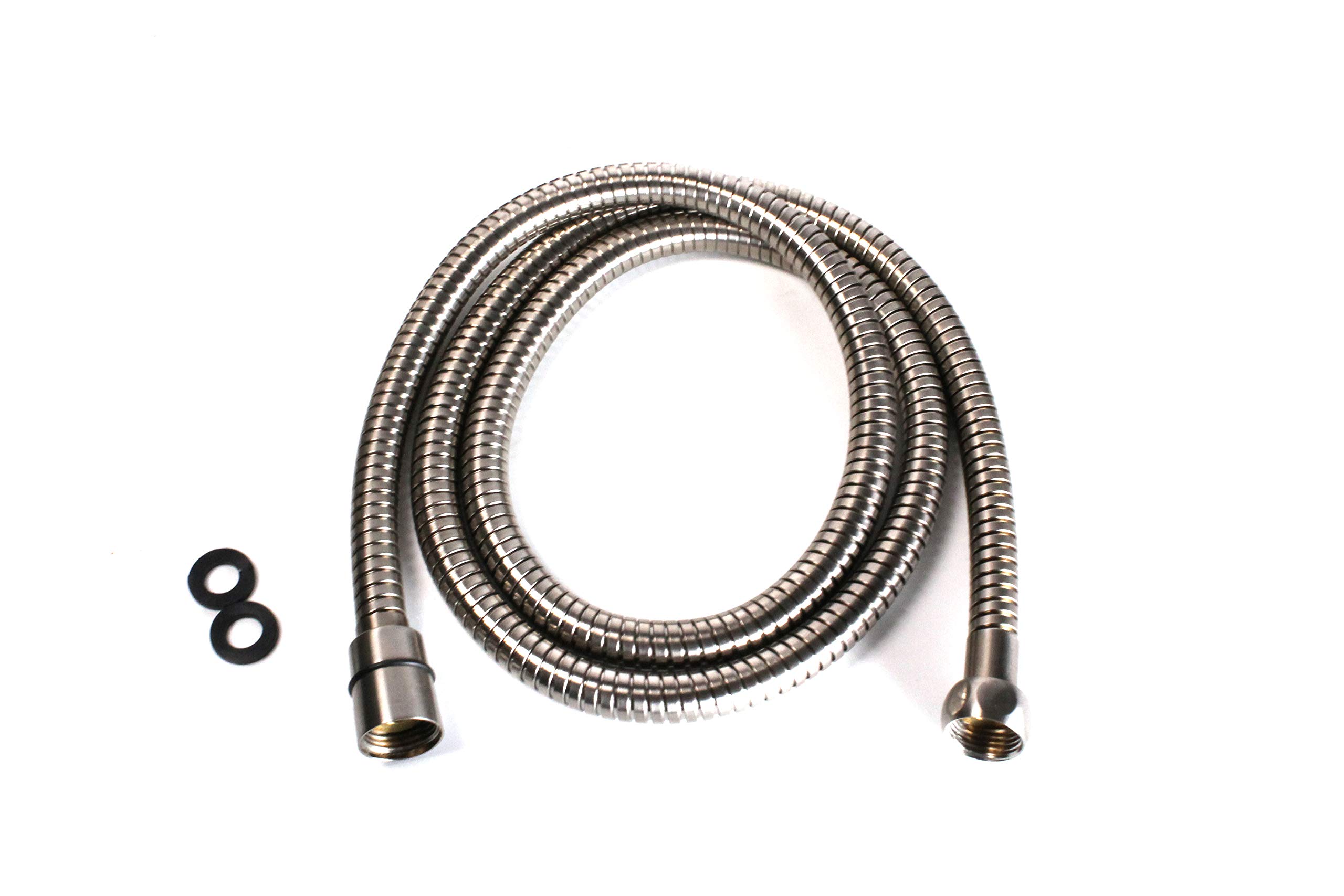 Westbrass D355E40-07 - Manguera de ducha de mano de alcance extensible, extralarga, de 60 a 82 pulgadas, níquel satinado (paquete de 40)