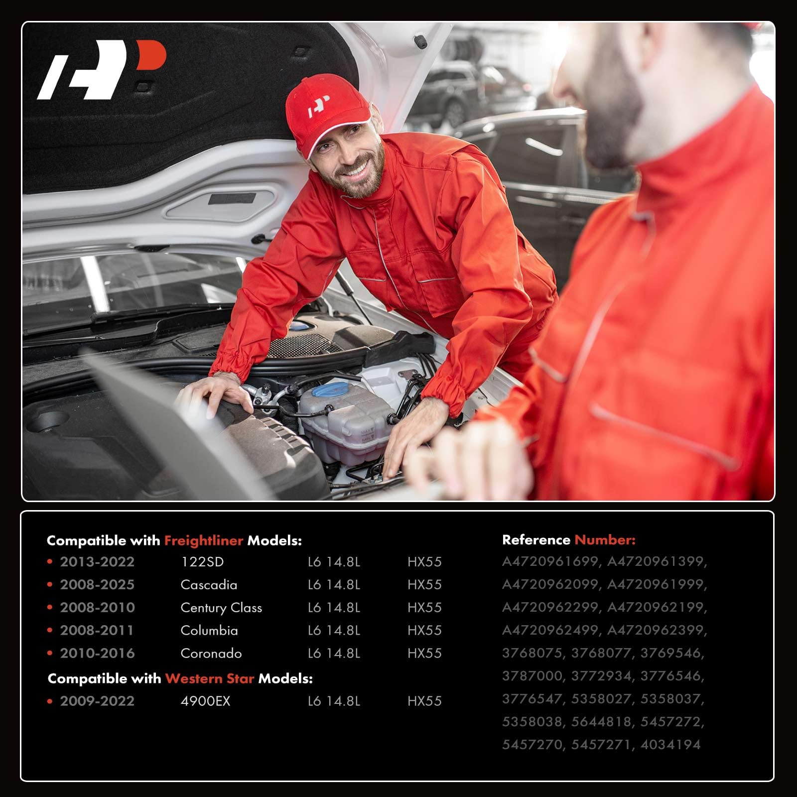 A-Premium HX55 Complete Turbocharger Turbo Kit Compatible With - View #3