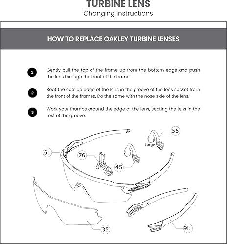 Miniatura 5 de OAKLEY Original Turbine OO9263 PRIZM Trail Replacement Lenses For Men For Women+ Bundle Microfiber Pouch -FRAMES NOT INCLUDED