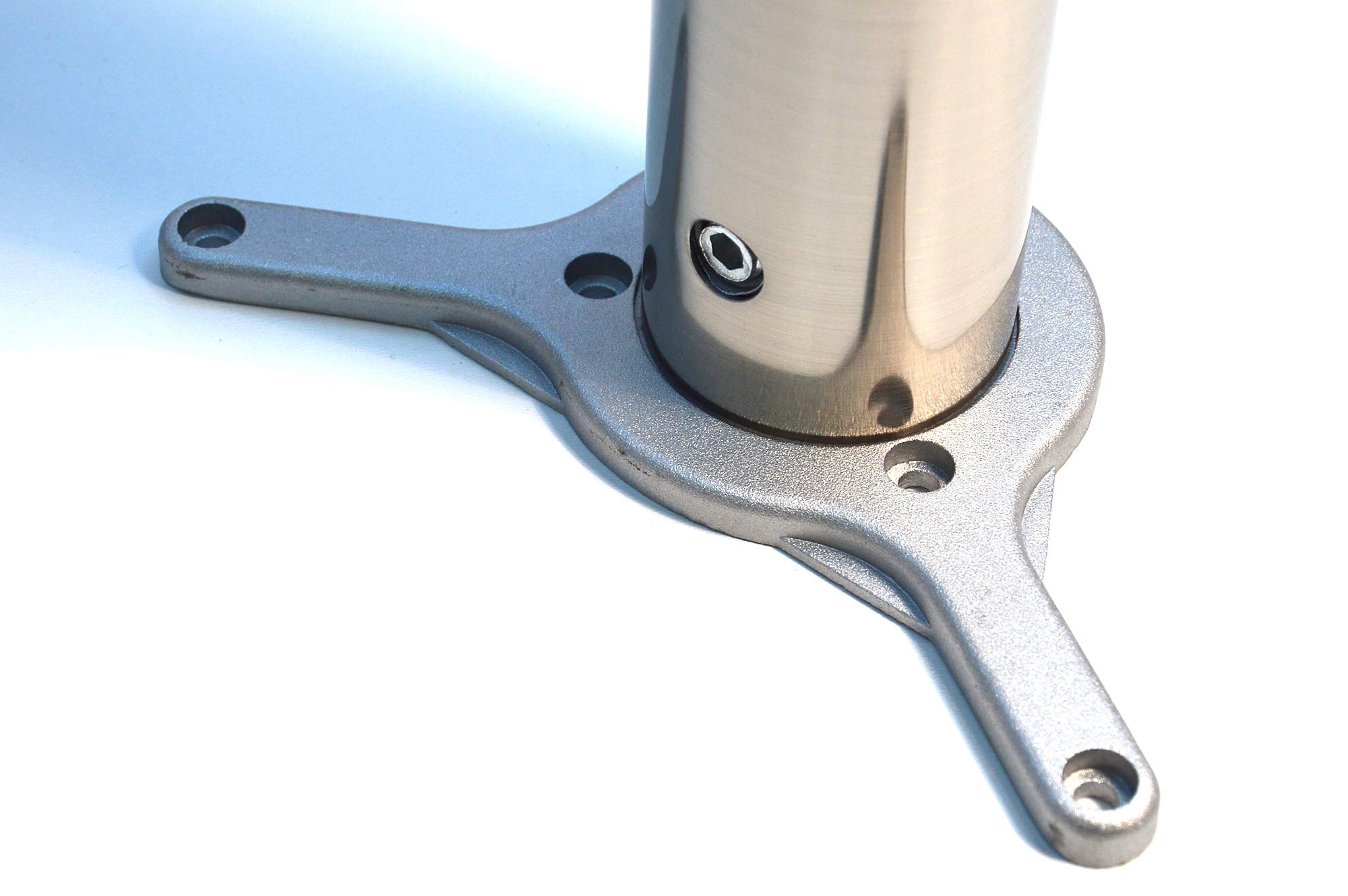 IHC 4 patas de mesa | altura 820-850 mm regulable | Ø60 mm patas de mesa de acero inoxidable | moderno | para mesas e interiores