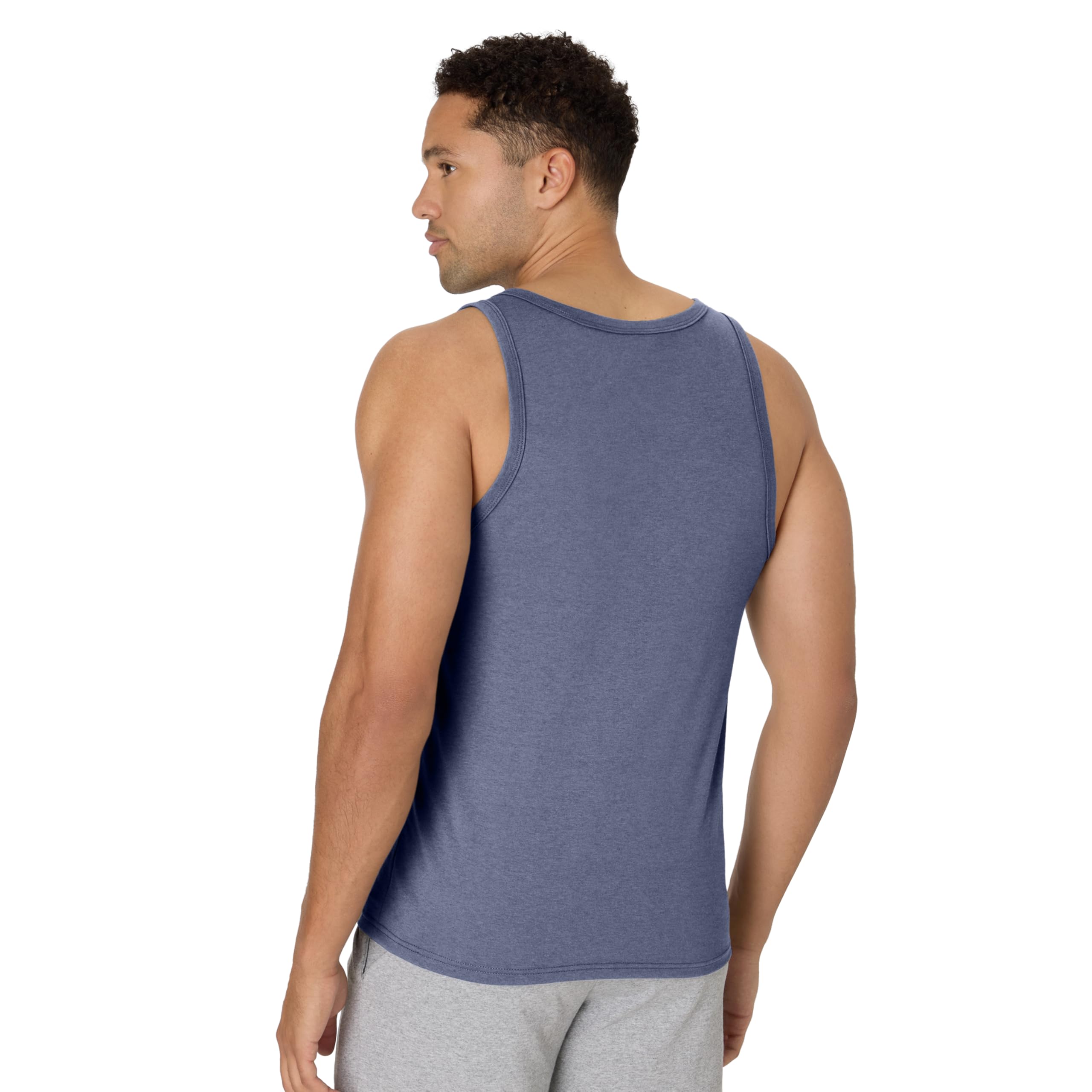 Hanes Originals Tri-Blend Tank Top, Lightweight Tanks for Men, Sleeveless Tank Shirt T-Shirt Uomo (Pacco da 1)