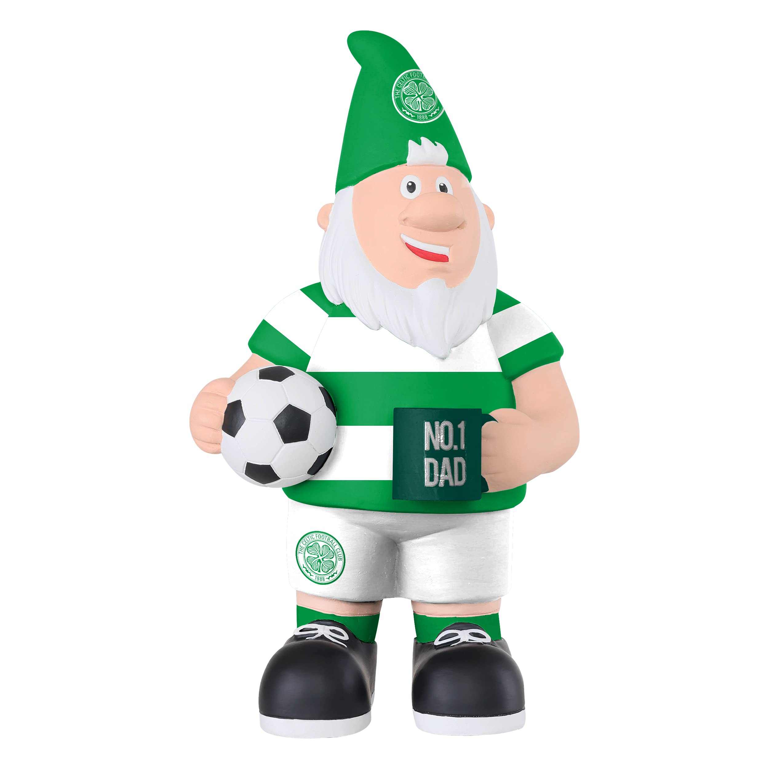 FOCO Premier League Celtic Number 1 Dad 25cm Garden Patio Ornament Gnome