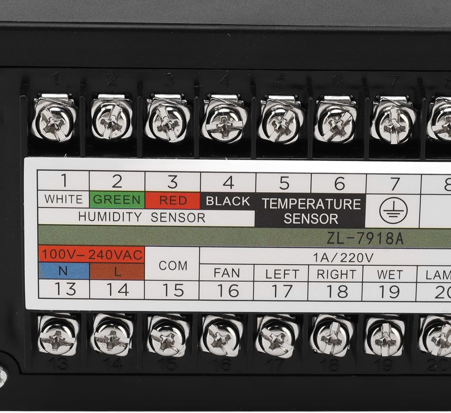 Incubator Temperature Humidity Controller LED Light Special English, 100 - 240V Dual Sensor Kit - Accurate Control, Easy Operation, Multifunctional for Egg Incubation