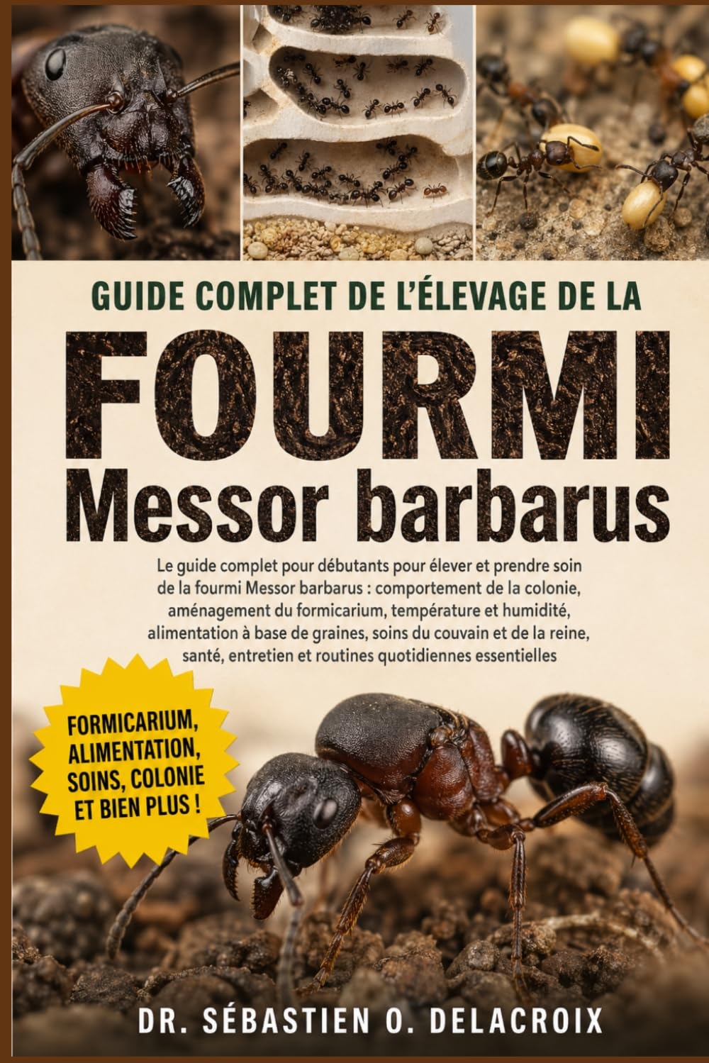 GUIDE COMPLET DE L’ÉLEVAGE DE LA FOURMI MESSOR BARBARUS: Le guide complet pour débutants pour élever et prendre soin de la fourmi Messor ... et routines quotidiennes essentielles