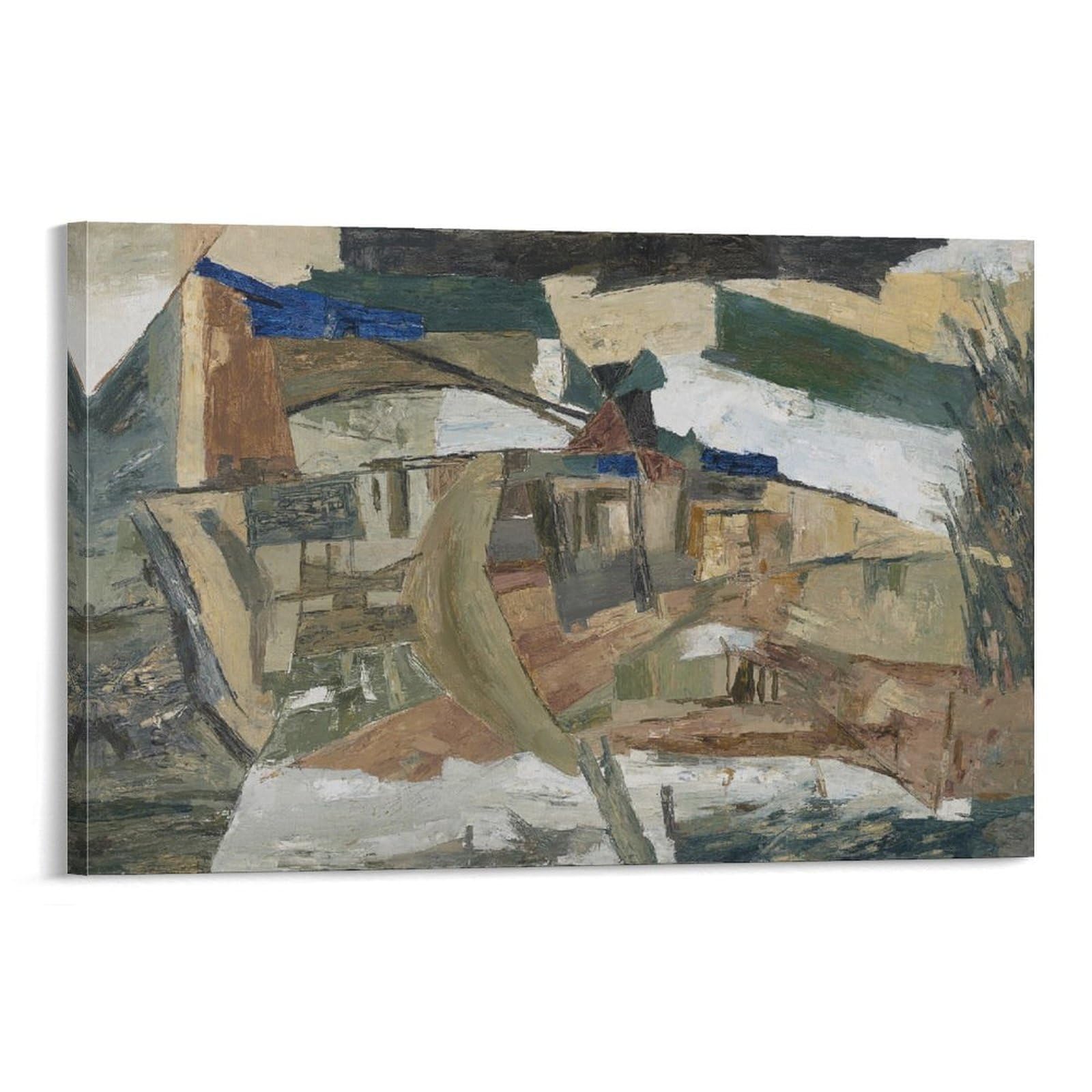 KLAGCBDF RAM KUMAR Untitled (7) Poster Print Art Wall Painting Canvas Posters Modern Bedroom Decor 24x36inch(60x90cm)