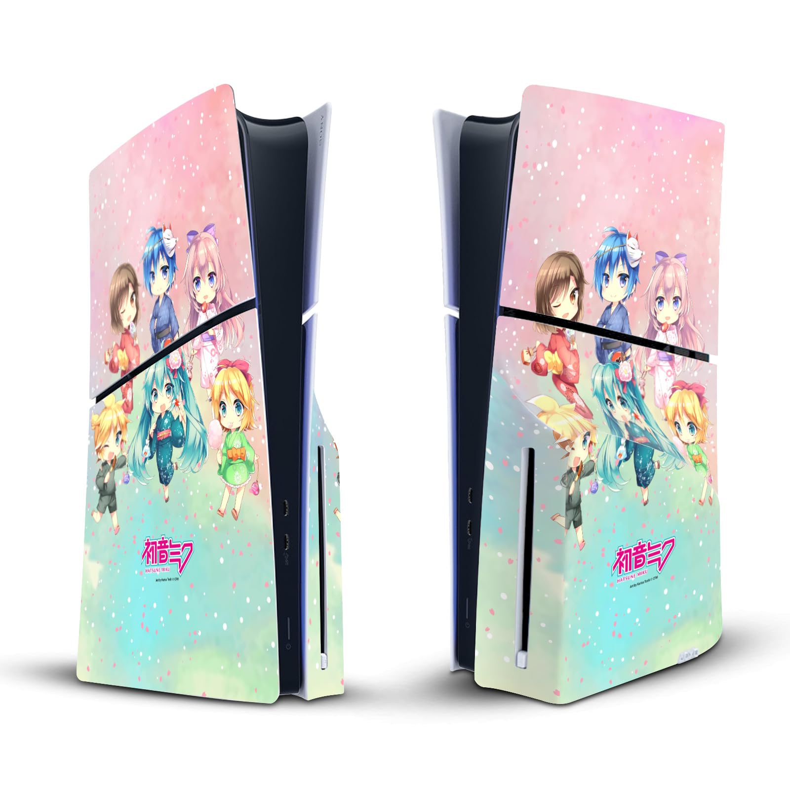 Autocollant Hatsune Miku PlayStation 5 Slim Disc Edition Head Case Designs