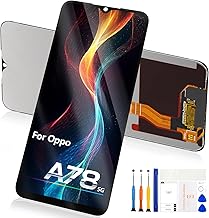 Schermo per Oppo A78 5G LCD Display - per Oppo A78 5G CPH2483 CPH2495 LCD Schermo di Ricambio Touch Screen Digitalizzatore Vetro Pannello Assemblaggio Kit Parti di Riparazione (Nero, 6.56")