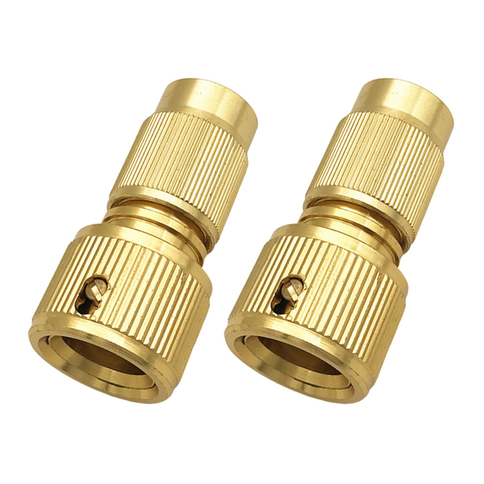 Aluminium Garden Hose Connectors Water Pipe Connector Aluminium Threaded Hose Mixer Adapter for Kitchen Garden Watering Multipurpose Adapter